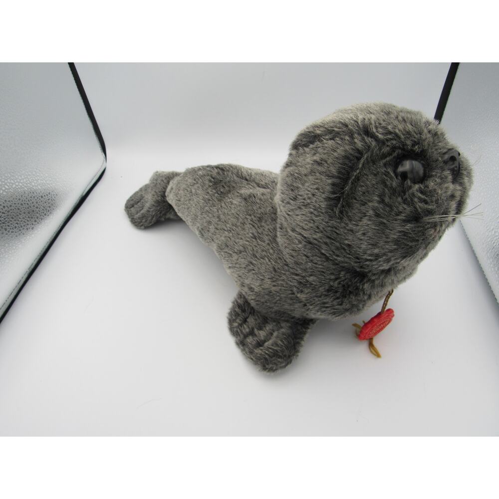 Hermann Teddy Original Black Seal Sea Lion Plush Made in West Germany Vintage